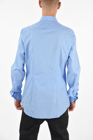 Camicia con Bottoni a Contrasto