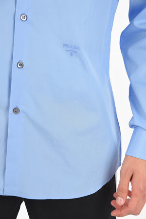 Camicia con Bottoni a Contrasto