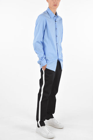 Camicia con Bottoni a Contrasto