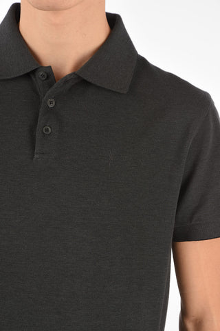 Cashmere and Cotton 3 Button Polo Shirt