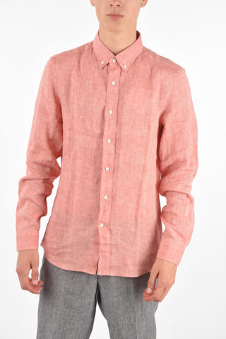 Linen LEISURE FIT Button Down Shirt