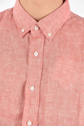 Linen LEISURE FIT Button Down Shirt