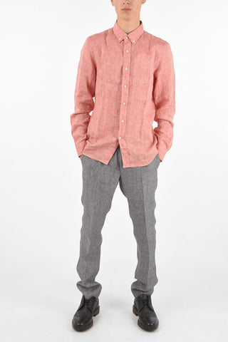 Linen LEISURE FIT Button Down Shirt