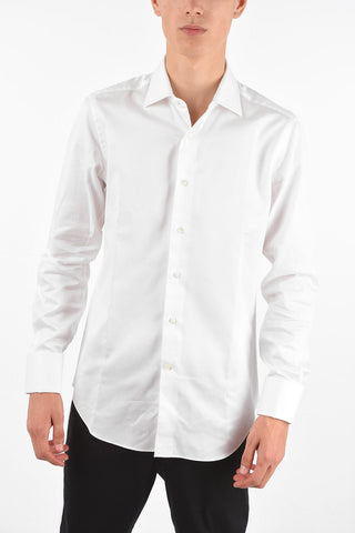 Pin Check Shirt with Cufflinks