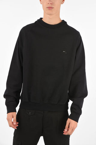 Crewneck Sweatshirt with Patch