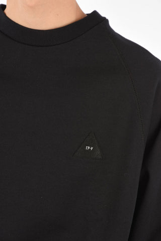Crewneck Sweatshirt with Patch