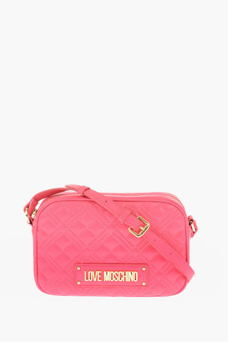 LOVE ecoleather and quilted Shoulder bag