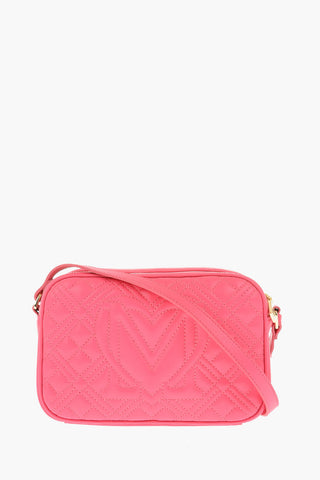 LOVE ecoleather and quilted Shoulder bag