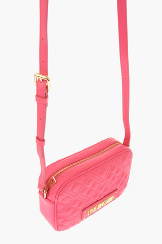 LOVE ecoleather and quilted Shoulder bag