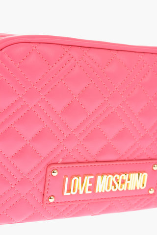 LOVE ecoleather and quilted Shoulder bag