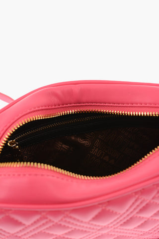 LOVE ecoleather and quilted Shoulder bag