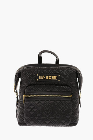 LOVE ecoleather  quilted Backpack