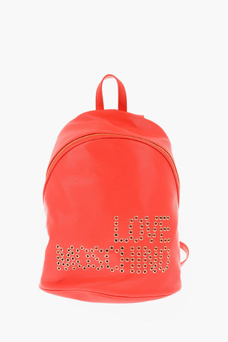 LOVE Zaini in ecopelle con borchie
