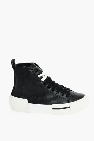 Leather S-DESE MID CUT W High Sneakers with print