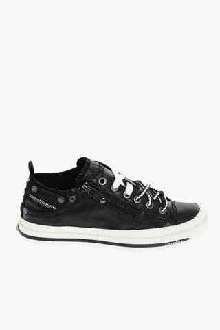 Waxed Denim EXPO-ZIP LOW W Sneakers