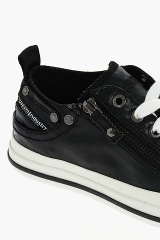 Waxed Denim EXPO-ZIP LOW W Sneakers