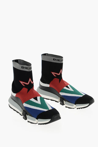 canvas H-PADOLA HIGH SOCK high sneakers