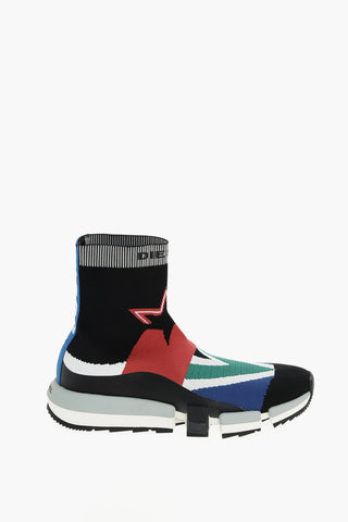 canvas H-PADOLA HIGH SOCK high sneakers