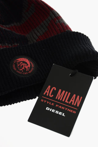 AC MILAN Camouflage Print CAPSULE CASQUETTE Beanie 