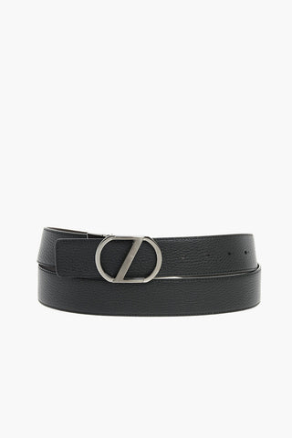 ZZEGNA Cintura in Pelle Reversibile 40mm