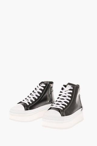Leather Visible Seams PLAT Sneakers