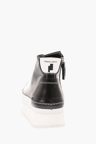Leather Visible Seams PLAT Sneakers