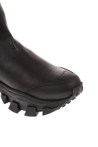 Leather Track Sole DRAGON Sock Sneakers