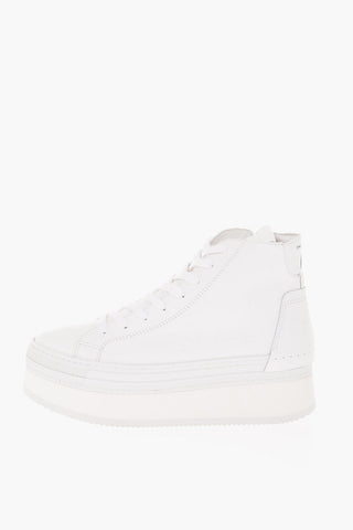 Sneakers PLAT in Pelle con Suola Platform