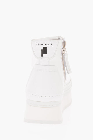 Sneakers PLAT in Pelle con Suola Platform