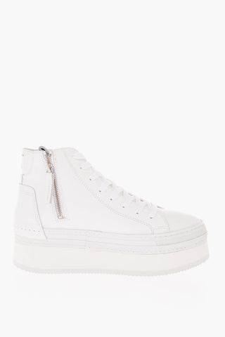 Sneakers PLAT in Pelle con Suola Platform