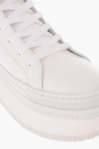 Sneakers PLAT in Pelle con Suola Platform