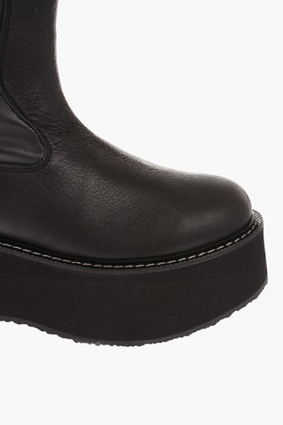 Platform Sole Below Knee Sneakers