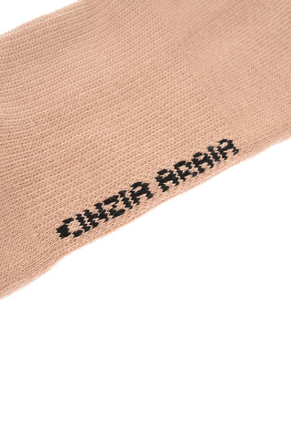 Ribbed Embroidered Socks