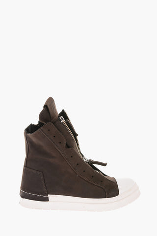 Nubuck Unstructured High Sneakers