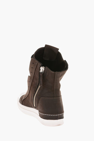 Nubuck Unstructured High Sneakers