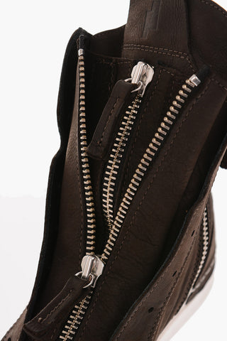 Nubuck Unstructured High Sneakers