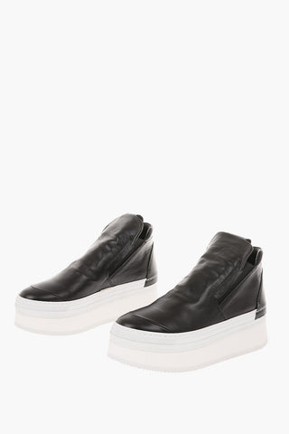 Sneakers Slip-On PANT con Suola Platform