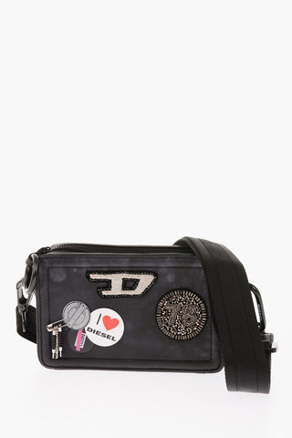 KUB8 ROSA' Cross bodybag with pins