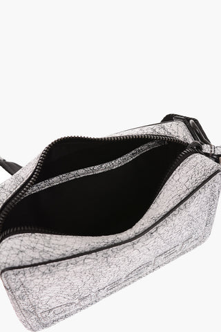 cross bodybag ROSA' pochette with craked leather