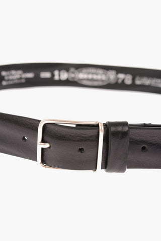 Leather B-SILVER Belt