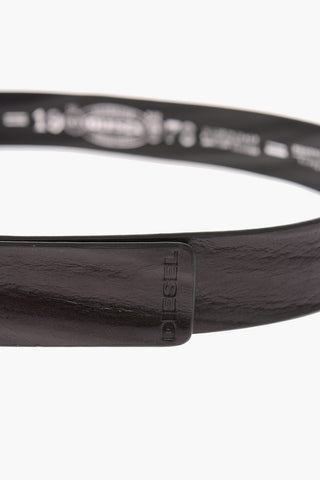 Leather B-SILVER Belt