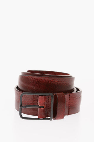  Leather B-SILVER Belt