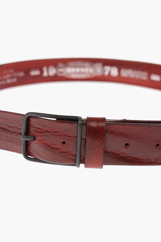  Leather B-SILVER Belt
