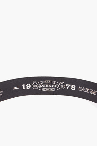 Leather B-ZIGRA Belt