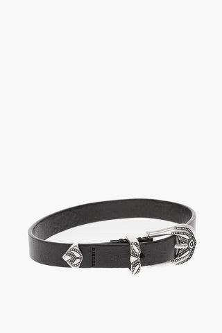 Faux Leather N-LAGHI Necklace