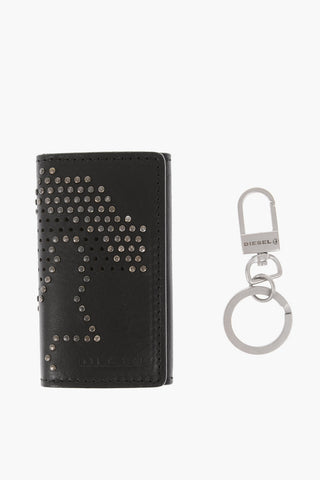 Leather Key Holder with Studded