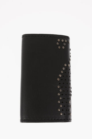 Leather Key Holder with Studded