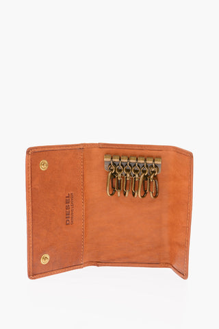 Logoed Leather Key Holder