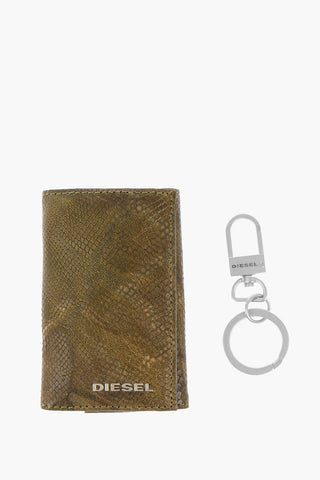 Reptile Printed Faux Leather SSSNAKE Keyfolder 