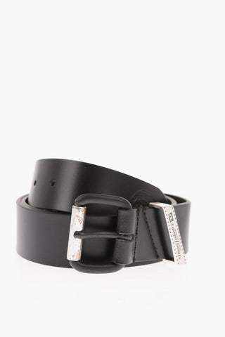 Leather B-FLAG Belt